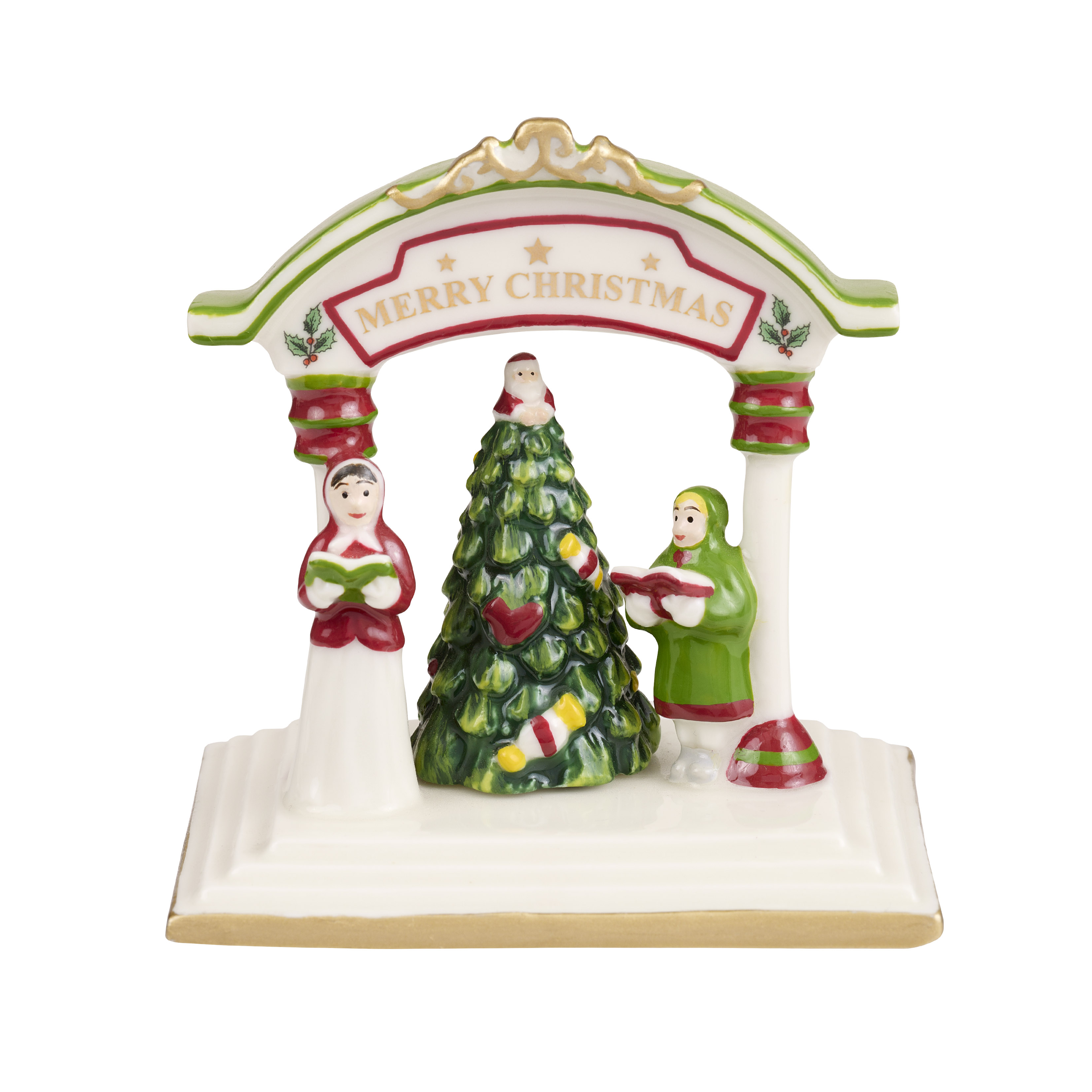 Christmas Tree Village Carolers Ornament image number null